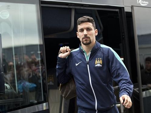 Jesus Navas gets off the bus at Turf Moor ready to go - but no other City player matched Burnley's work ethic